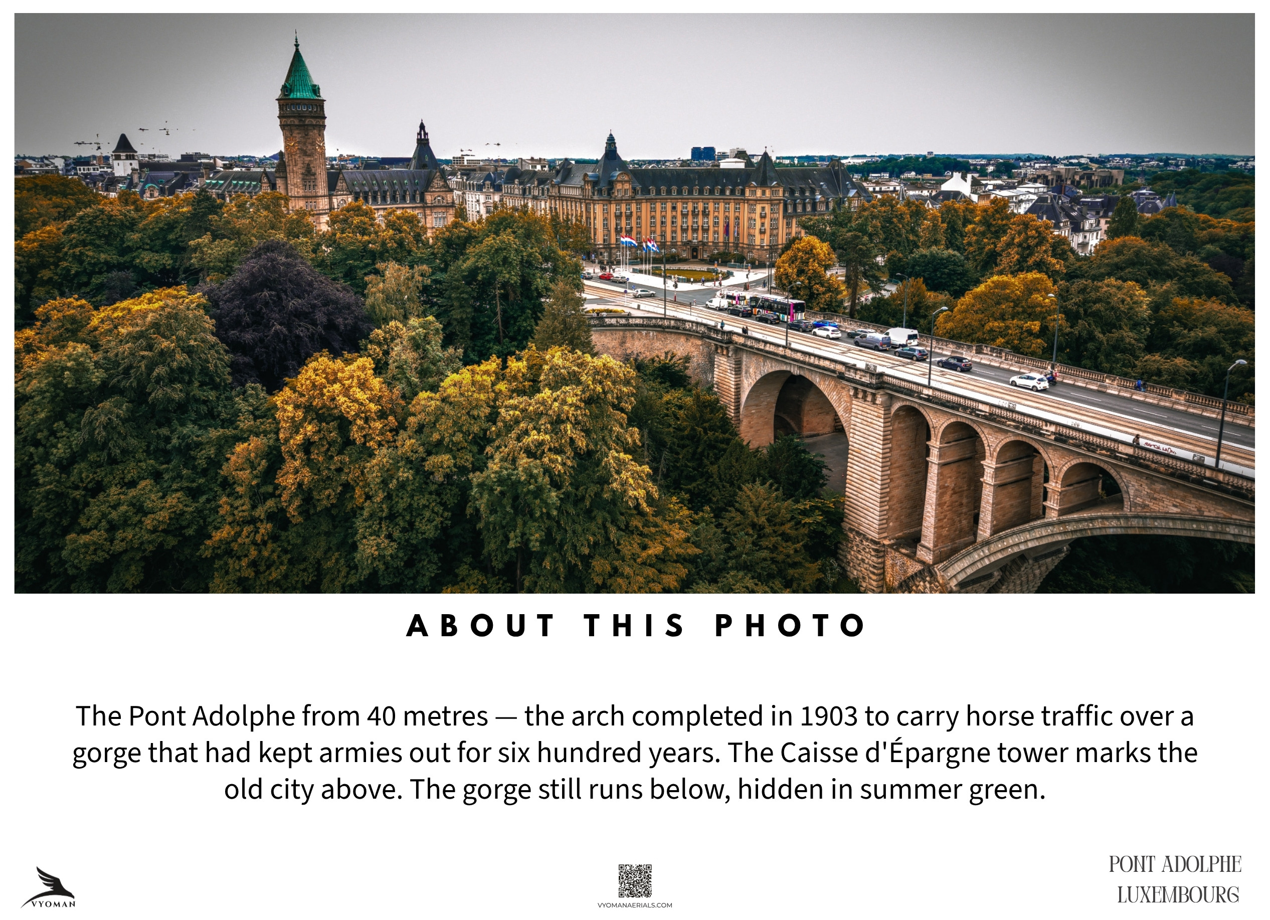 The Arch Over the Gorge — About this photo