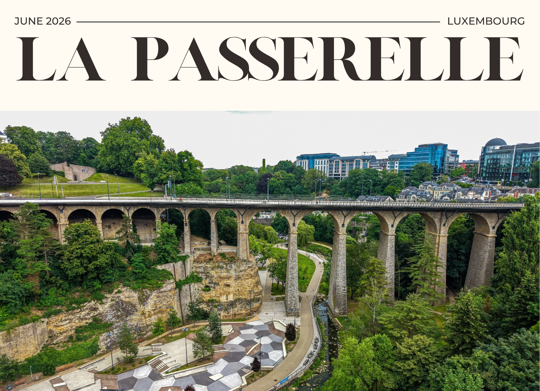 The Pillars of the Pétrusse — Postcard A6