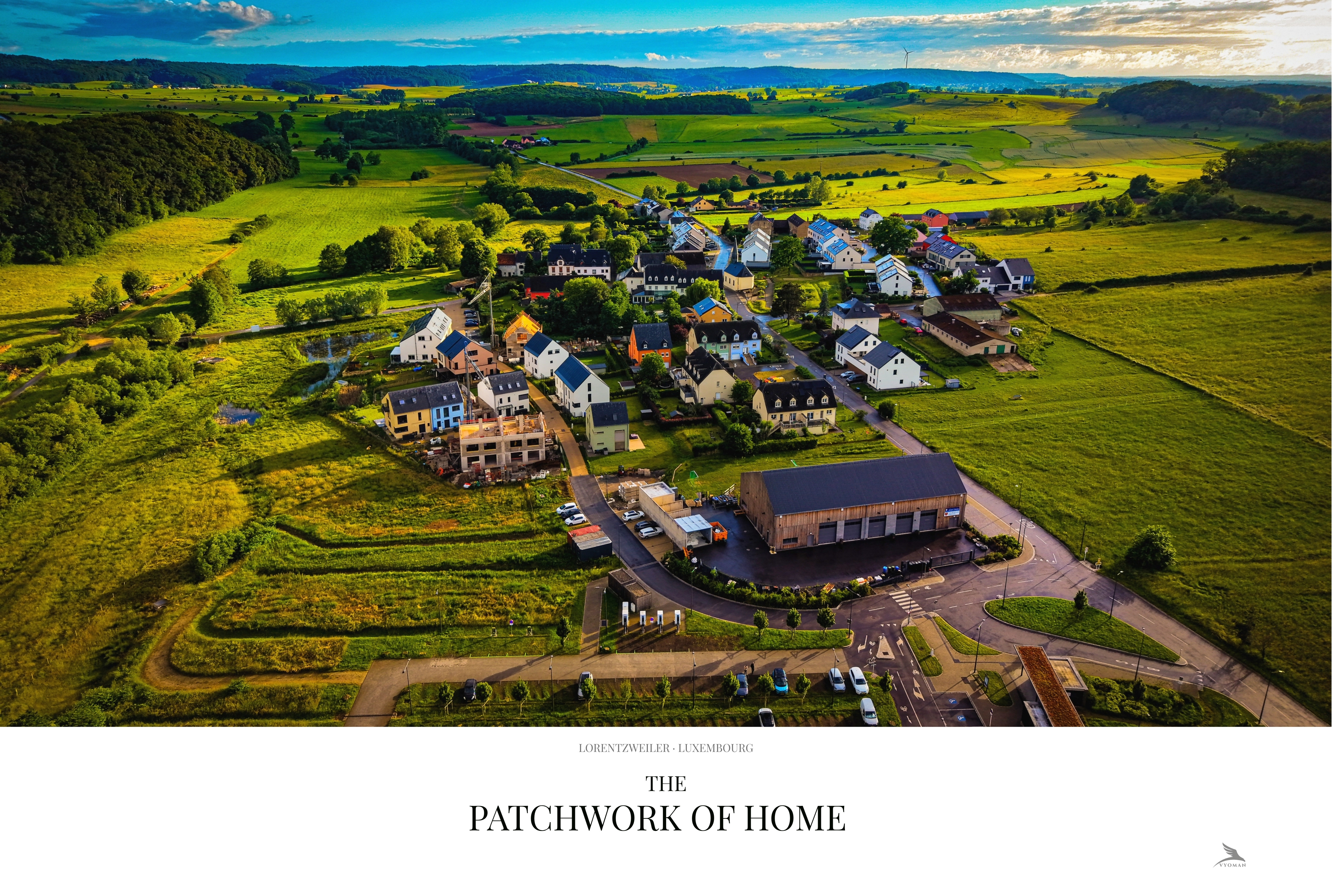 The Patchwork of Home — Landscape print