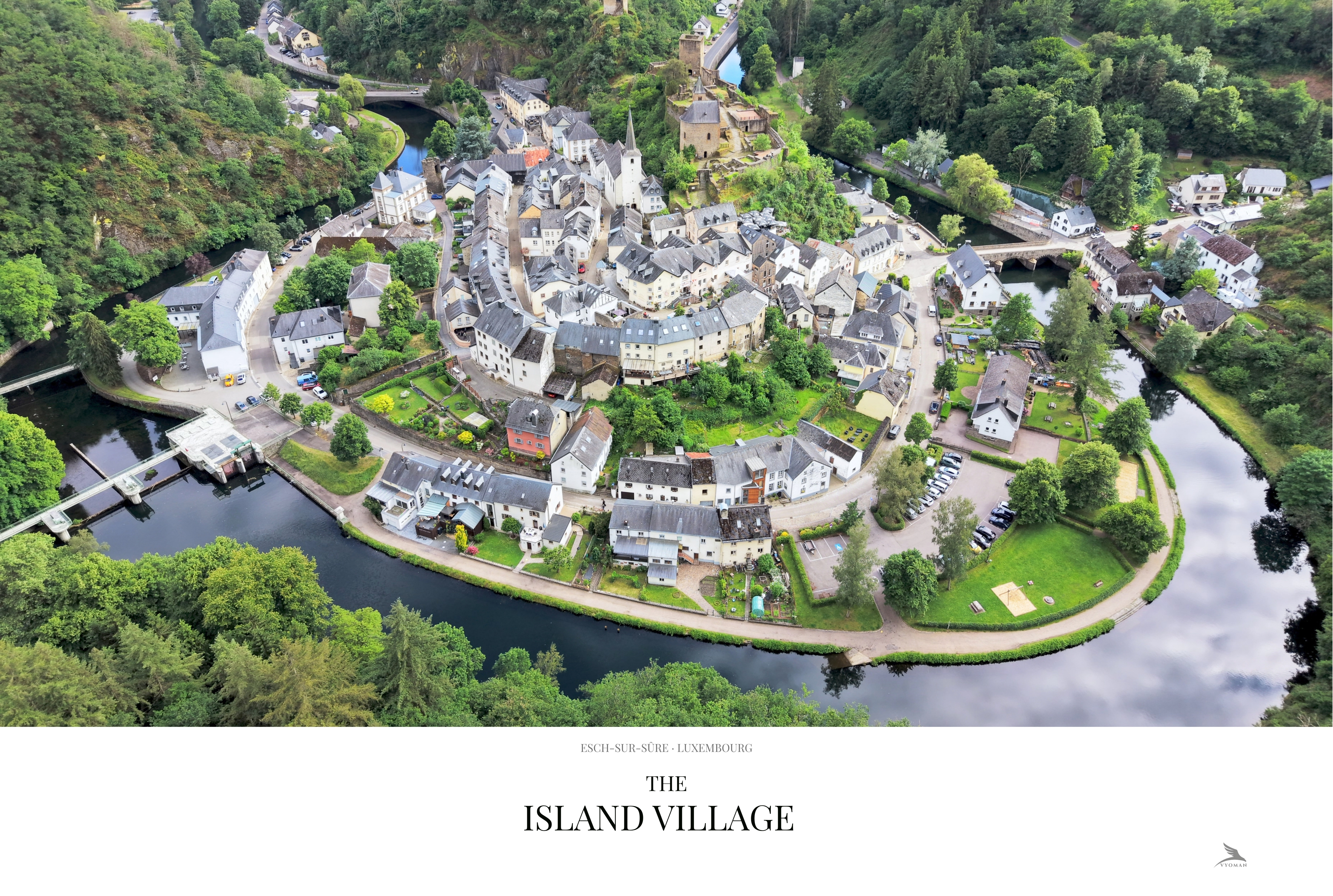 The Island Village — Landscape print