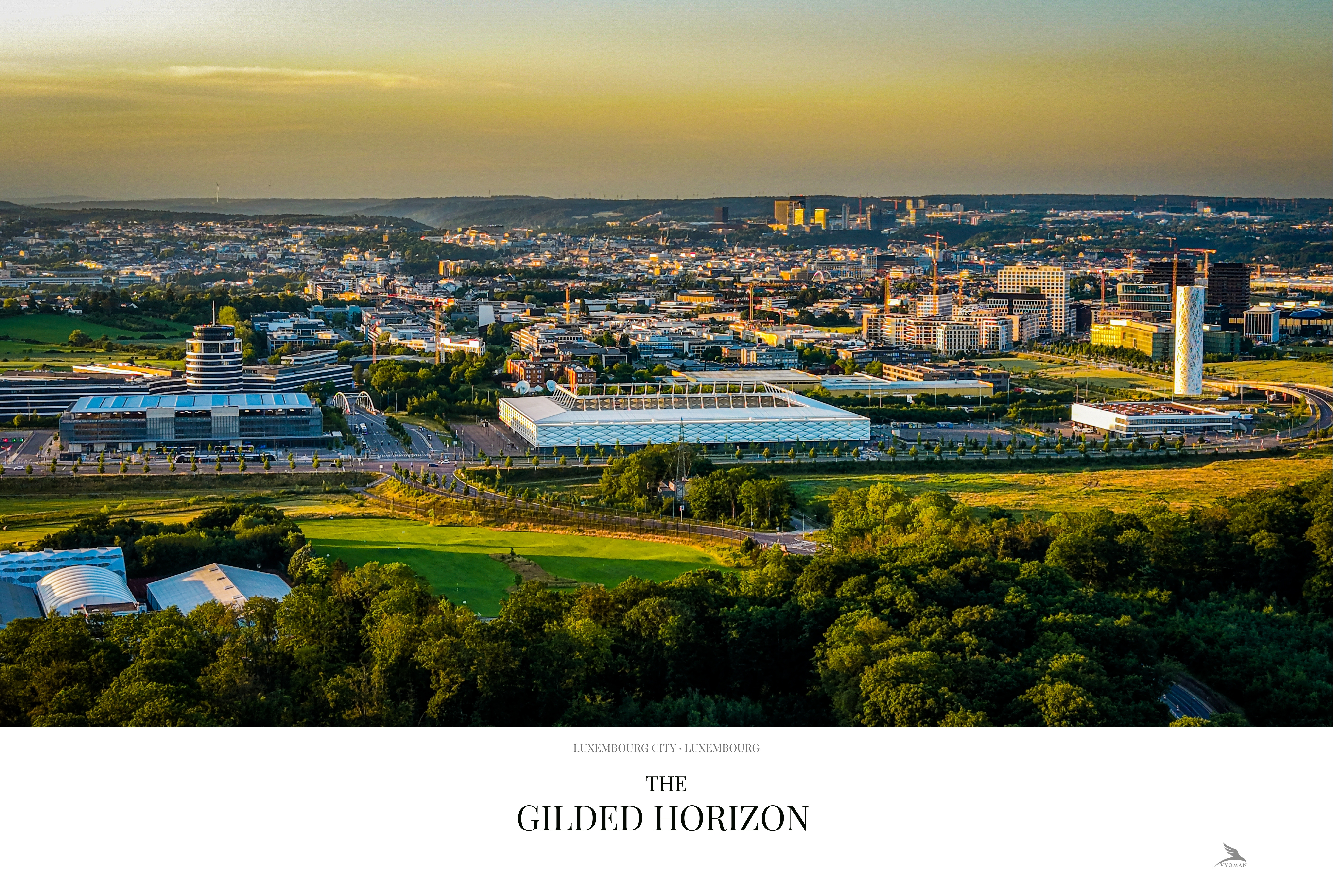 The Gilded Horizon — Landscape print