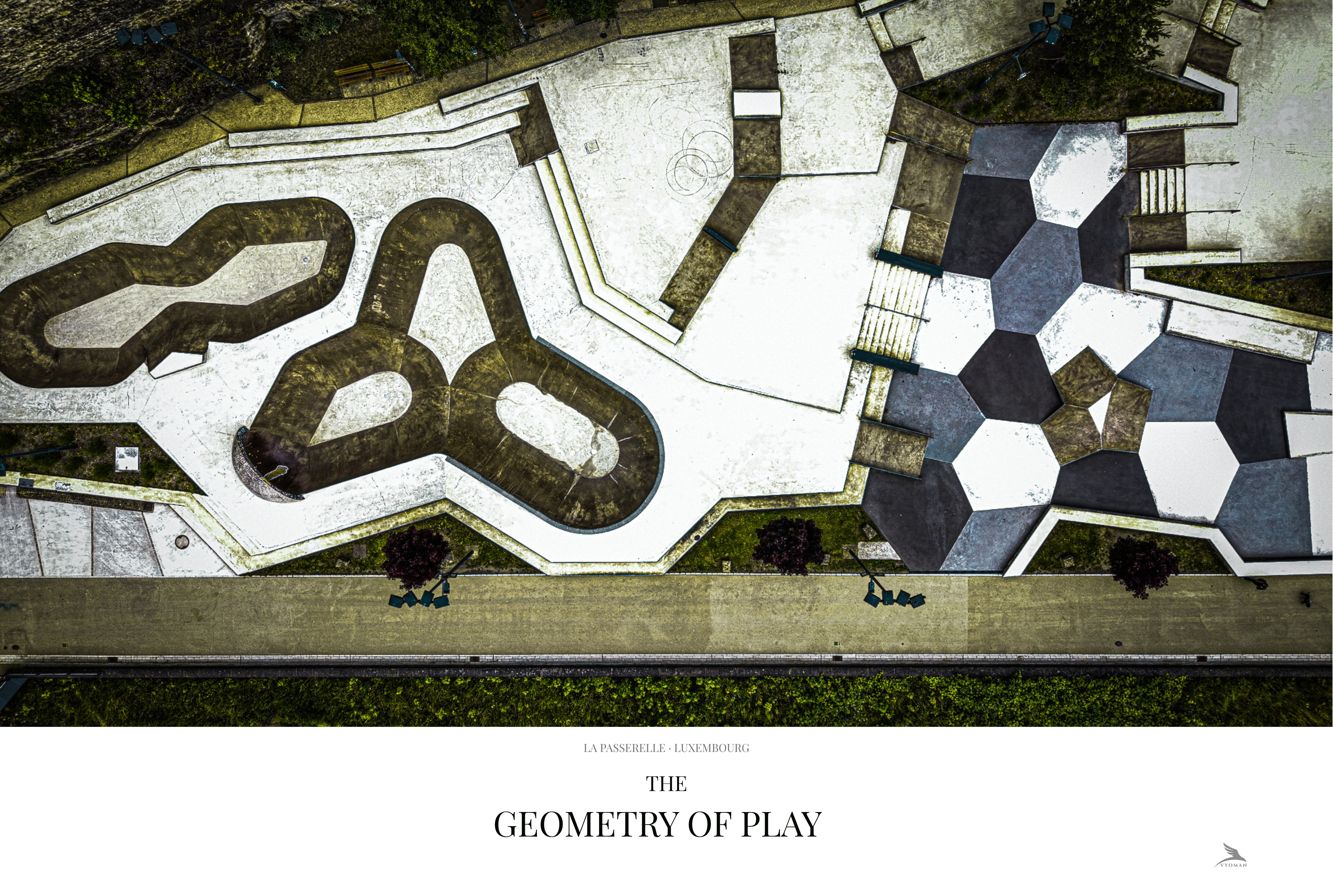 The Geometry of Play — Landscape print