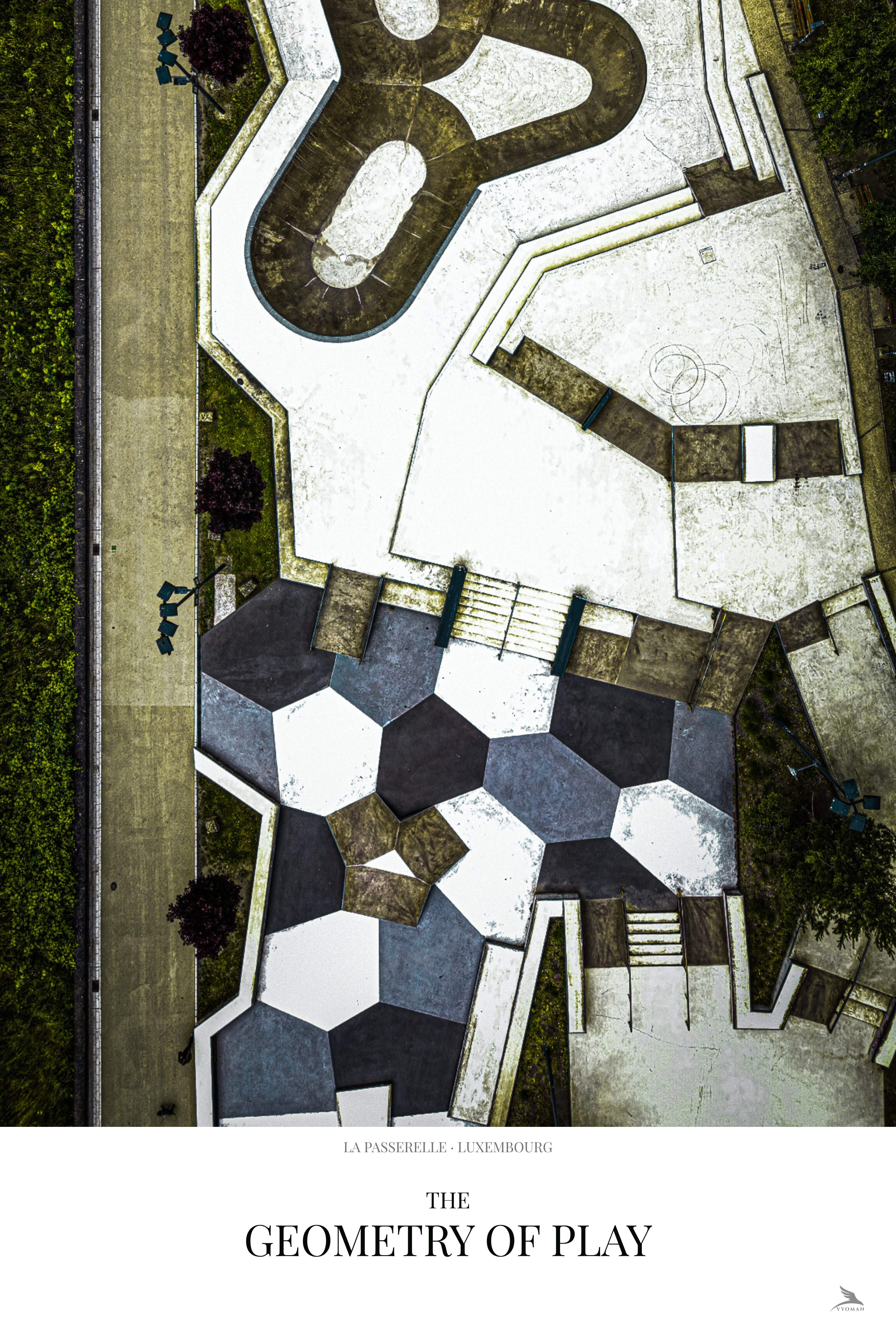 The Geometry of Play — Portrait poster